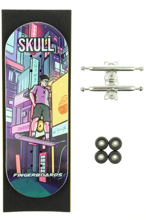 Skull Fingerboards - Back to the 80s Pro Complete Wooden Fingerboard (34mm)