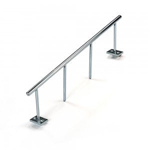 Blackriver Rails - Stairset Rail Round Silver