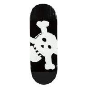 Blackriver Fingerboards Single Deck - New Skull White - XXWide 36mm