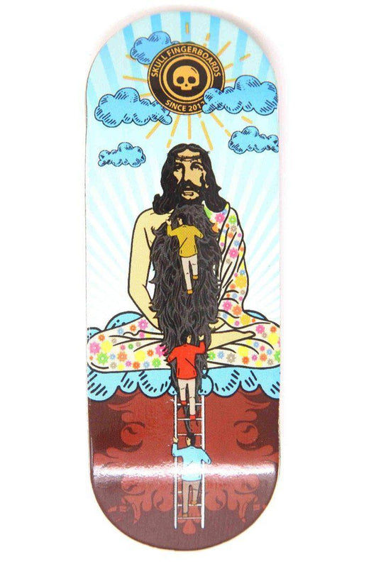 Skull Fingerboards - Hippie Jesus Wooden Fingerboard Graphic Deck (34mm)