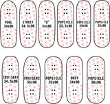 DK Graphic Complete Fingerboards - DKFB 'Wall' - Popsicle 32mm