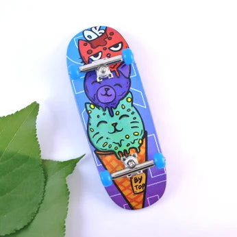 DK Graphic Complete Fingerboard - Icecream Popsicle 33.5mm